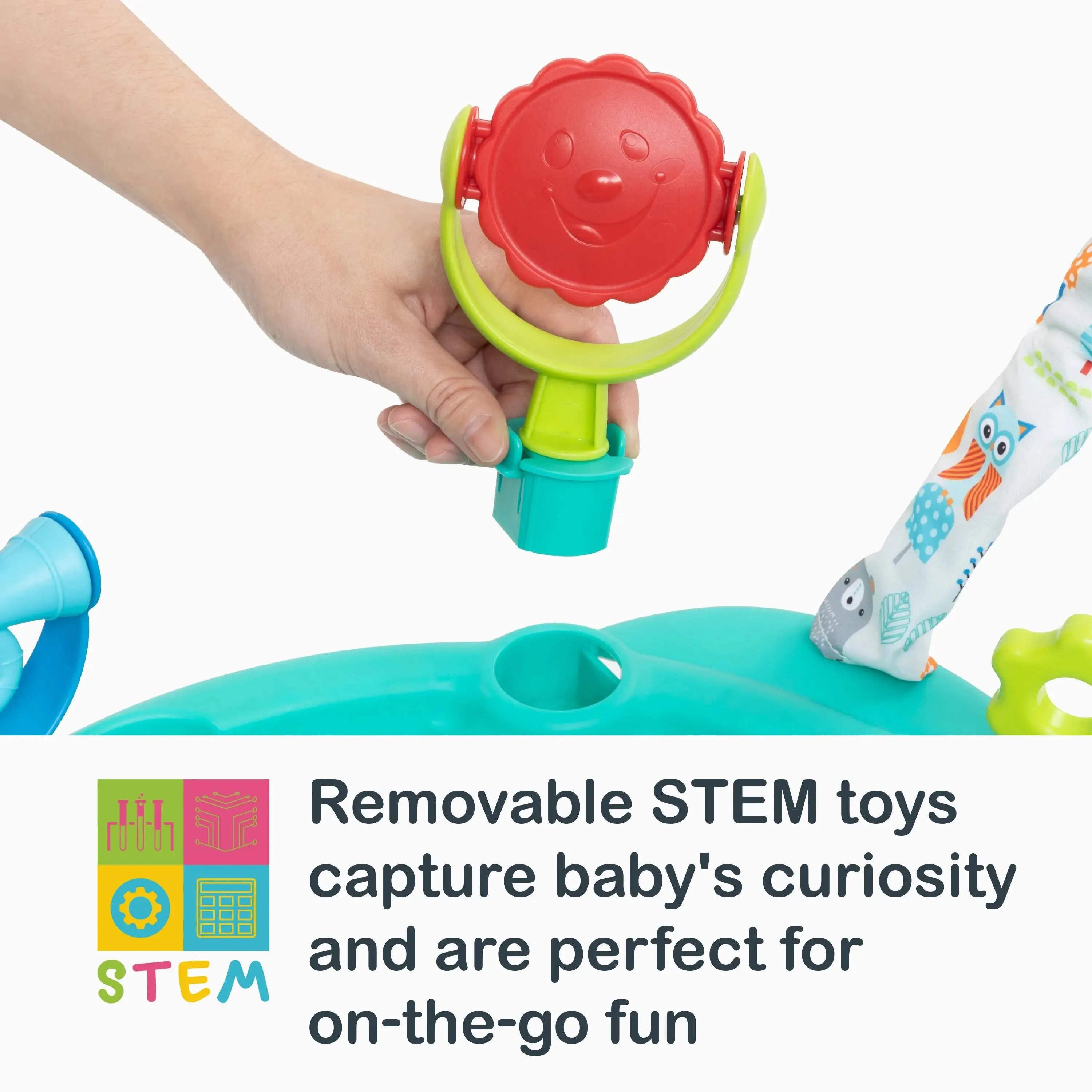 Smart Steps® Bounce N' Play Jumper - Fun Geo Forest