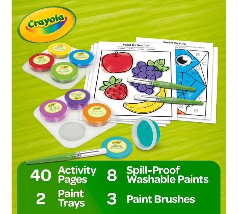 Spill-Proof Paint Activity Kit