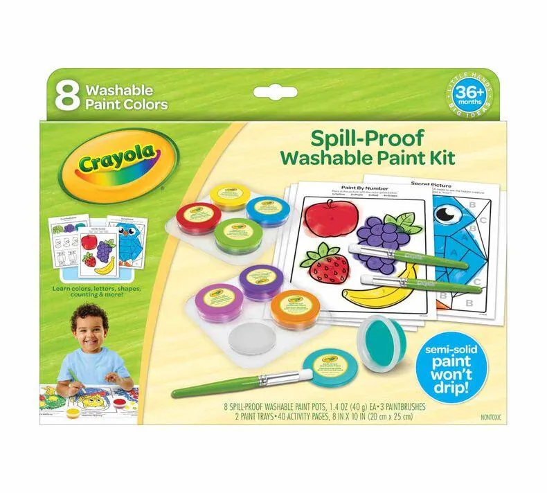 Spill-Proof Paint Activity Kit