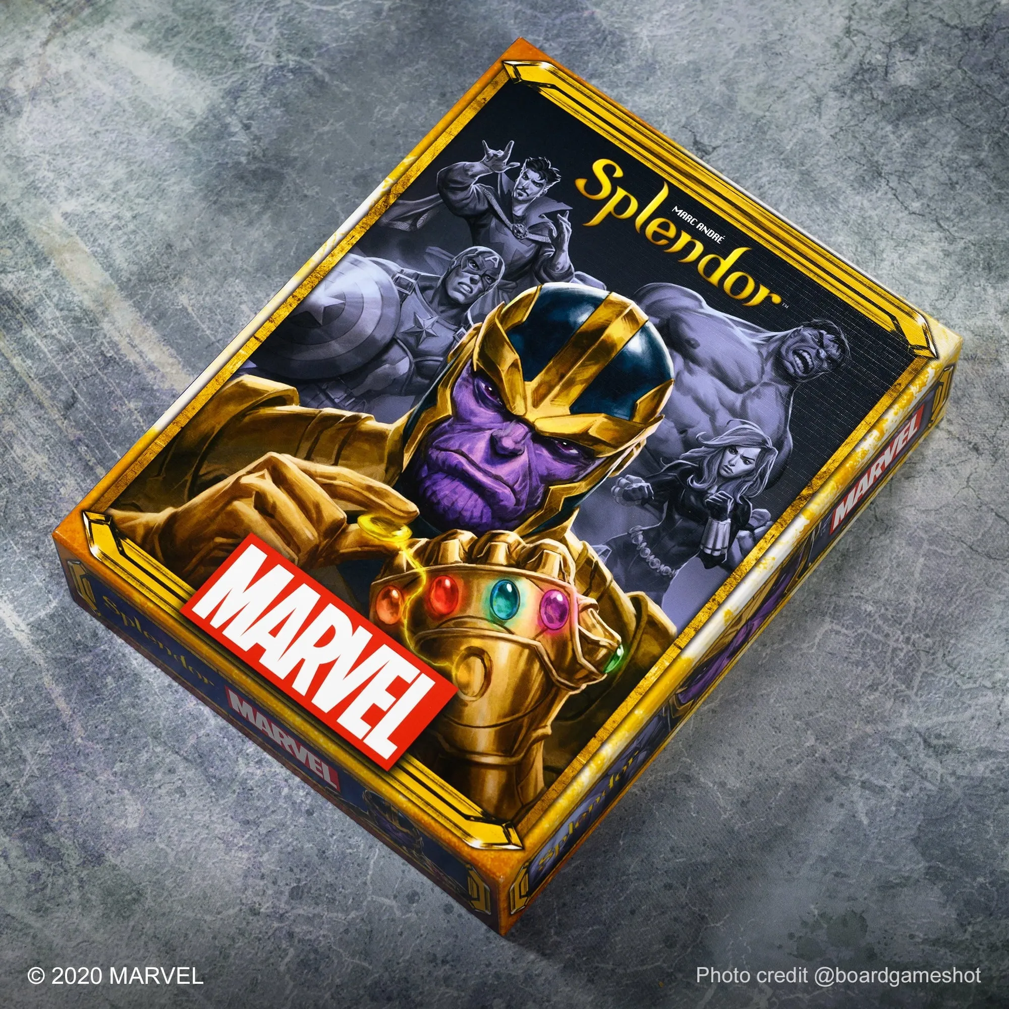 Splendor: Marvel Strategy Board Game for Ages 10 and up, from Asmodee
