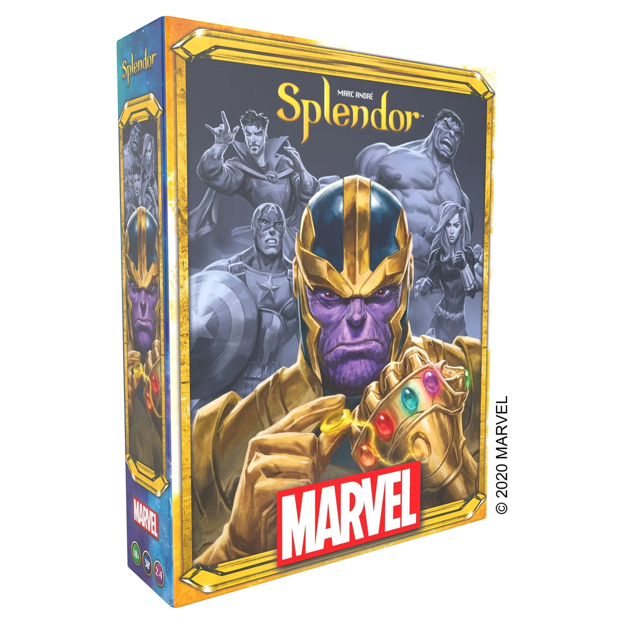 Splendor: Marvel Strategy Board Game for Ages 10 and up, from Asmodee
