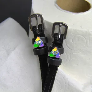 Spur Straps- Rainbow Poop
