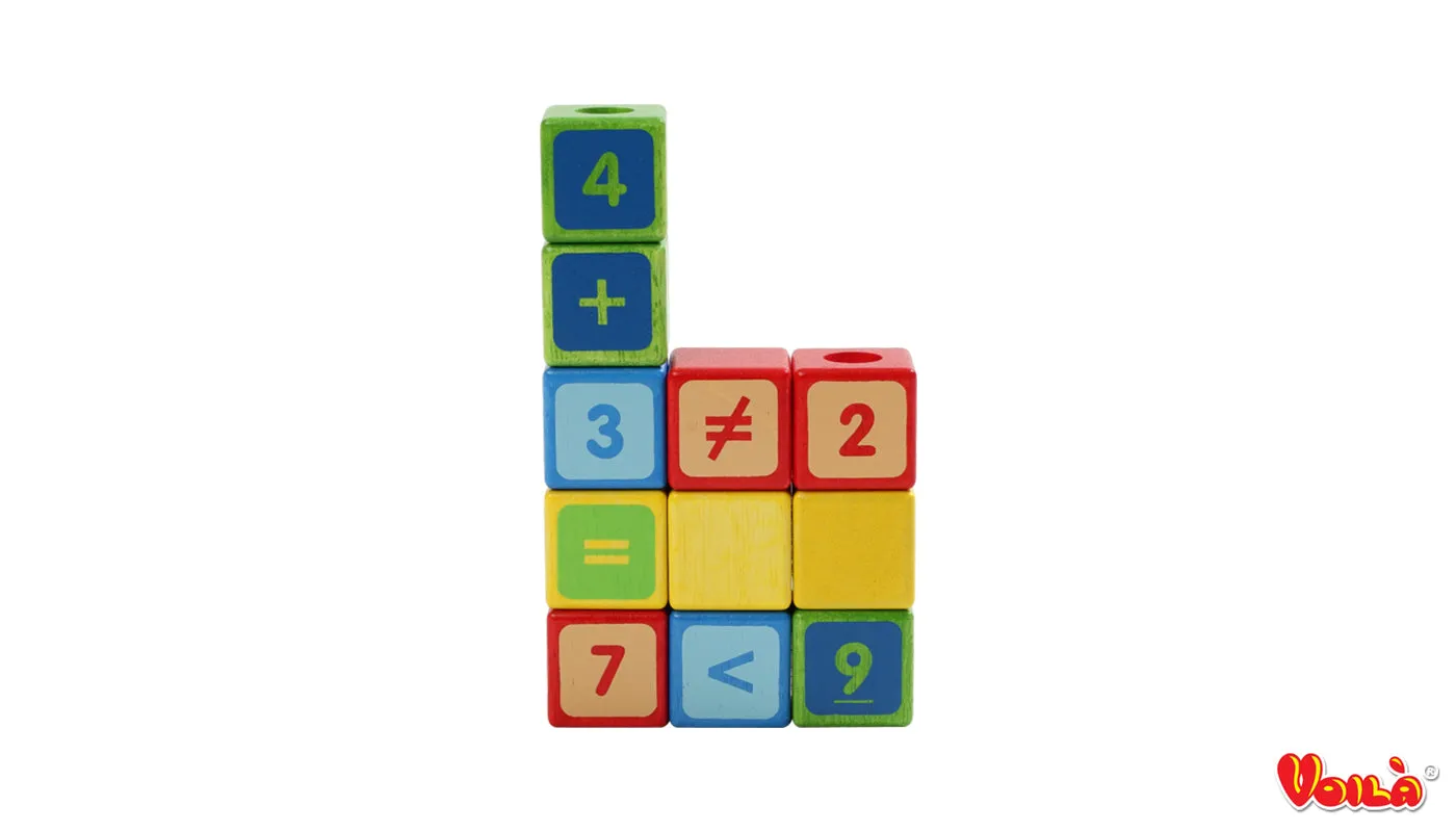 Stacking Numbers Wooden Mathematical Activity Set