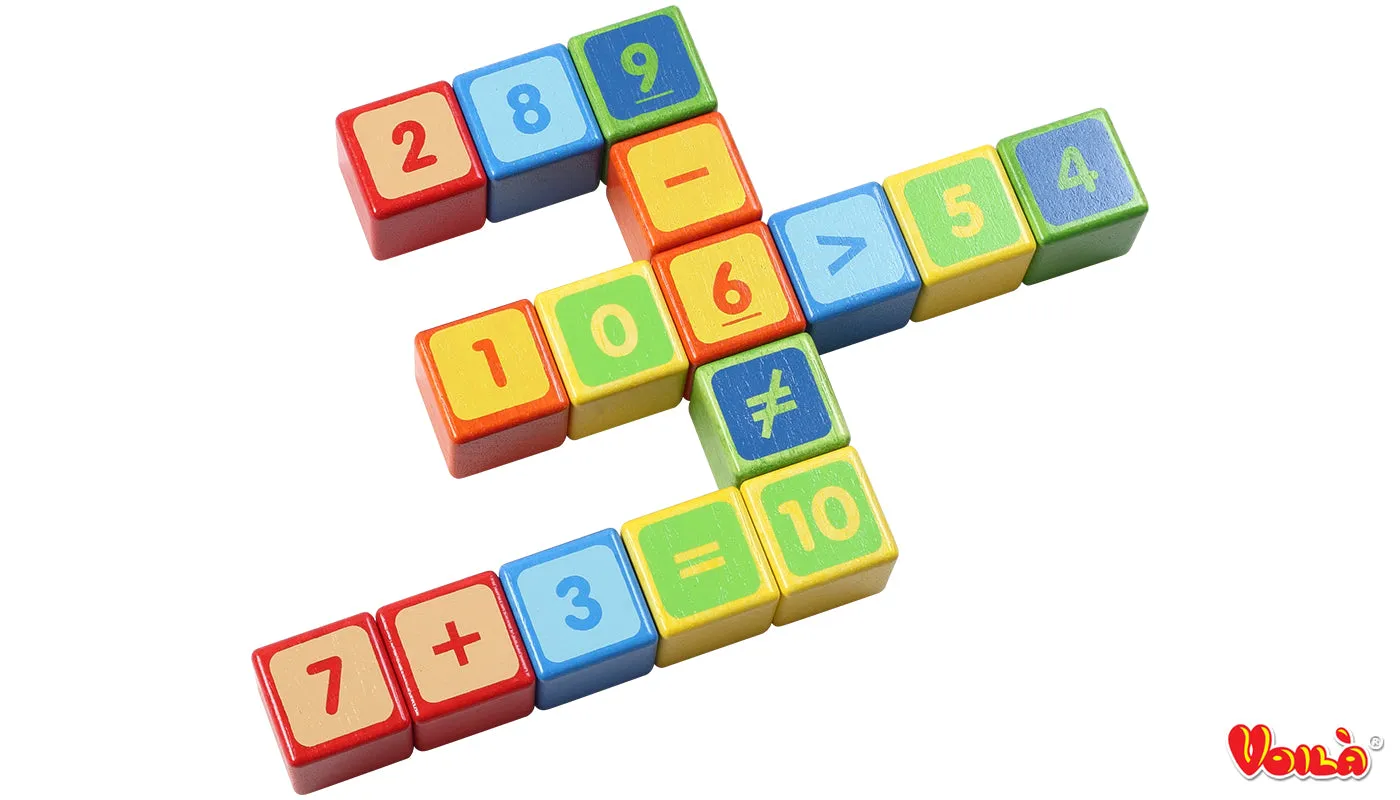 Stacking Numbers Wooden Mathematical Activity Set