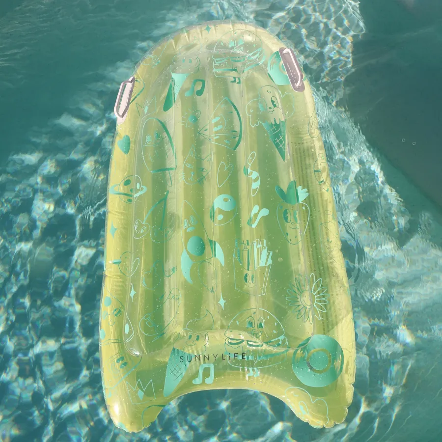 Sunnylife inflatables Boogie Board The Sea Kids Blue-Lime S41BBSEA