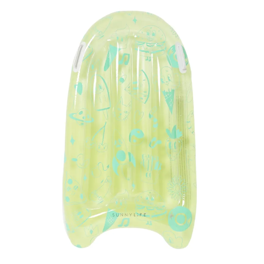 Sunnylife inflatables Boogie Board The Sea Kids Blue-Lime S41BBSEA