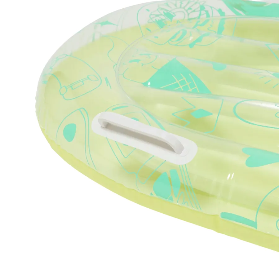 Sunnylife inflatables Boogie Board The Sea Kids Blue-Lime S41BBSEA