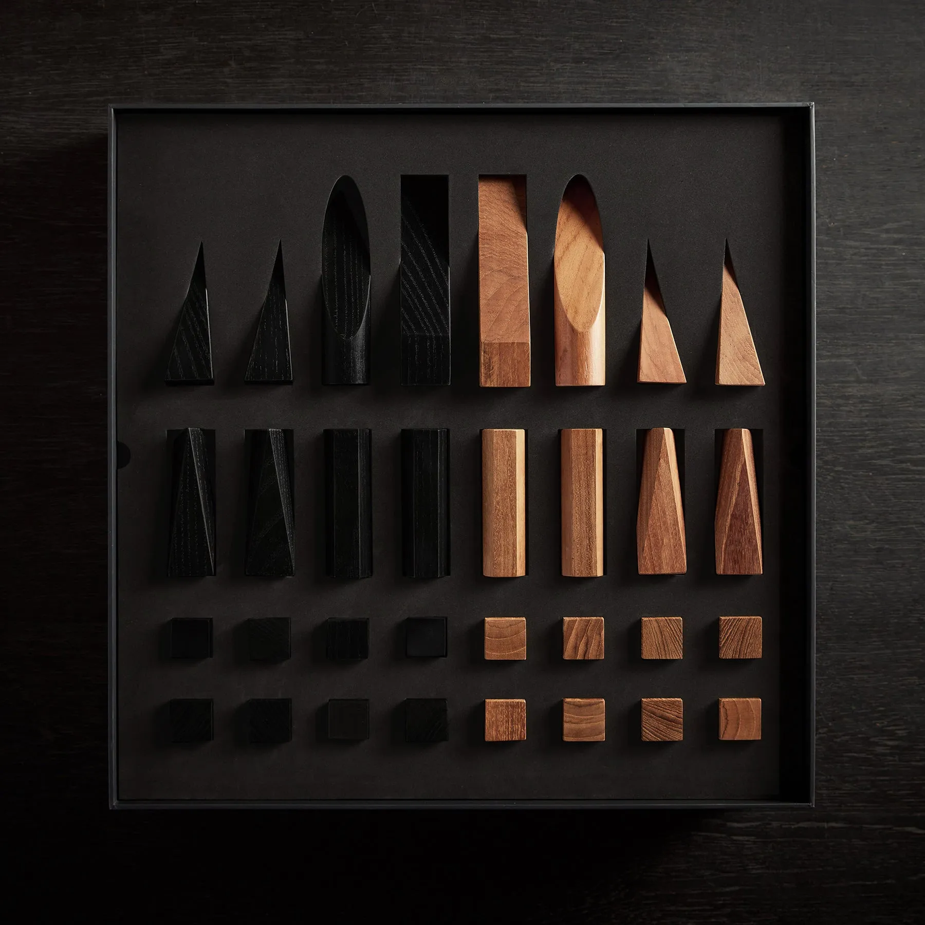Teak Chess Board Set - Teak