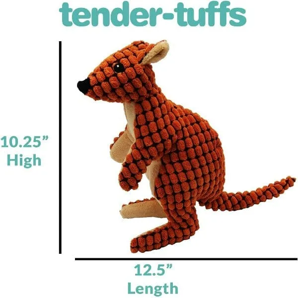 tender-tuffs Big Shots Kangaroo Plush Dog Toy