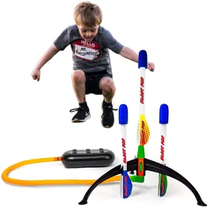 Terra Blast Pad Rocket Launcher Shoots Over 200 Feet High Air Powered Rocket for Outdoor Fun