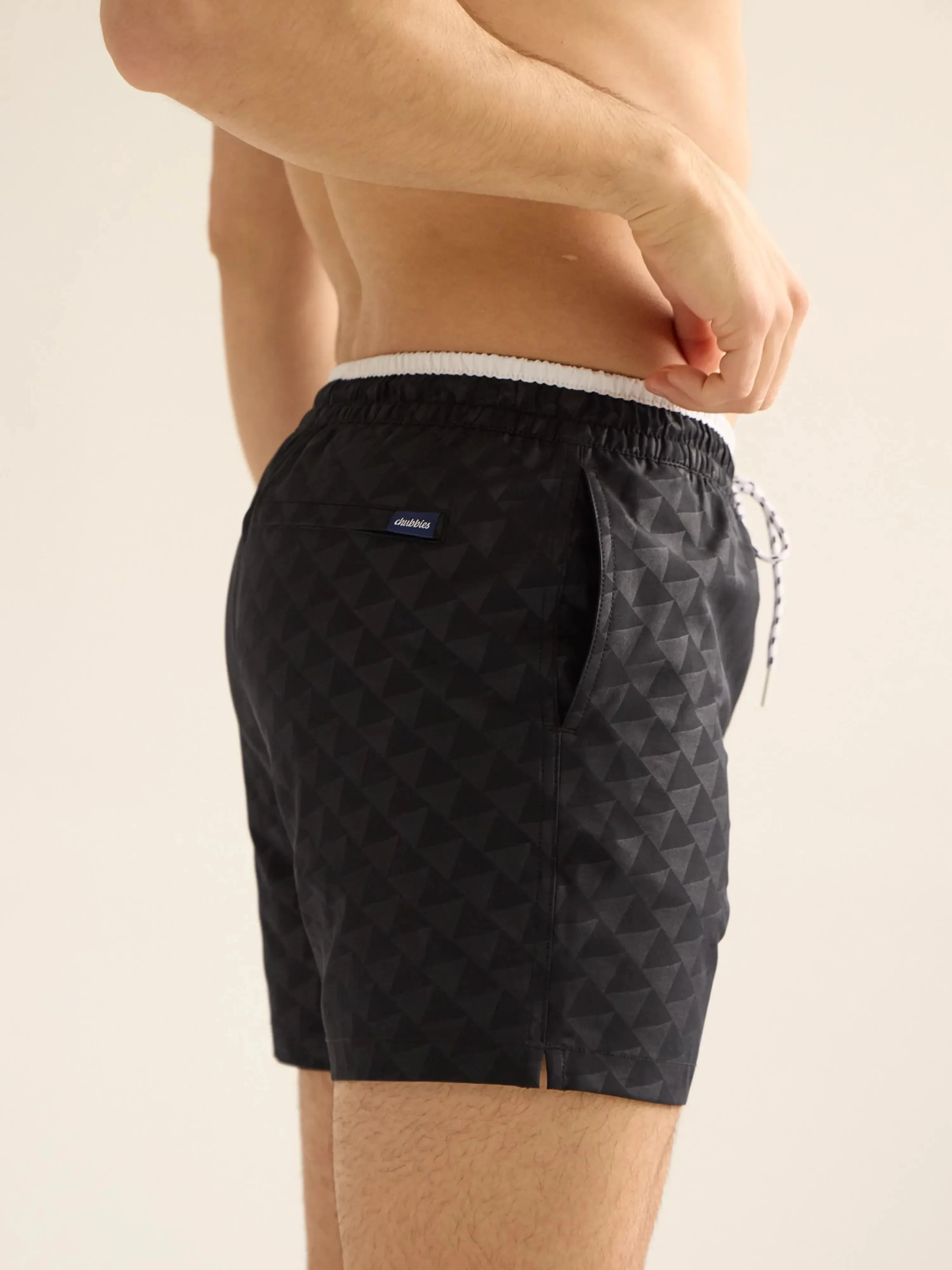 The Playing Chess 5.5" (Embossed Classic Swim Trunk)