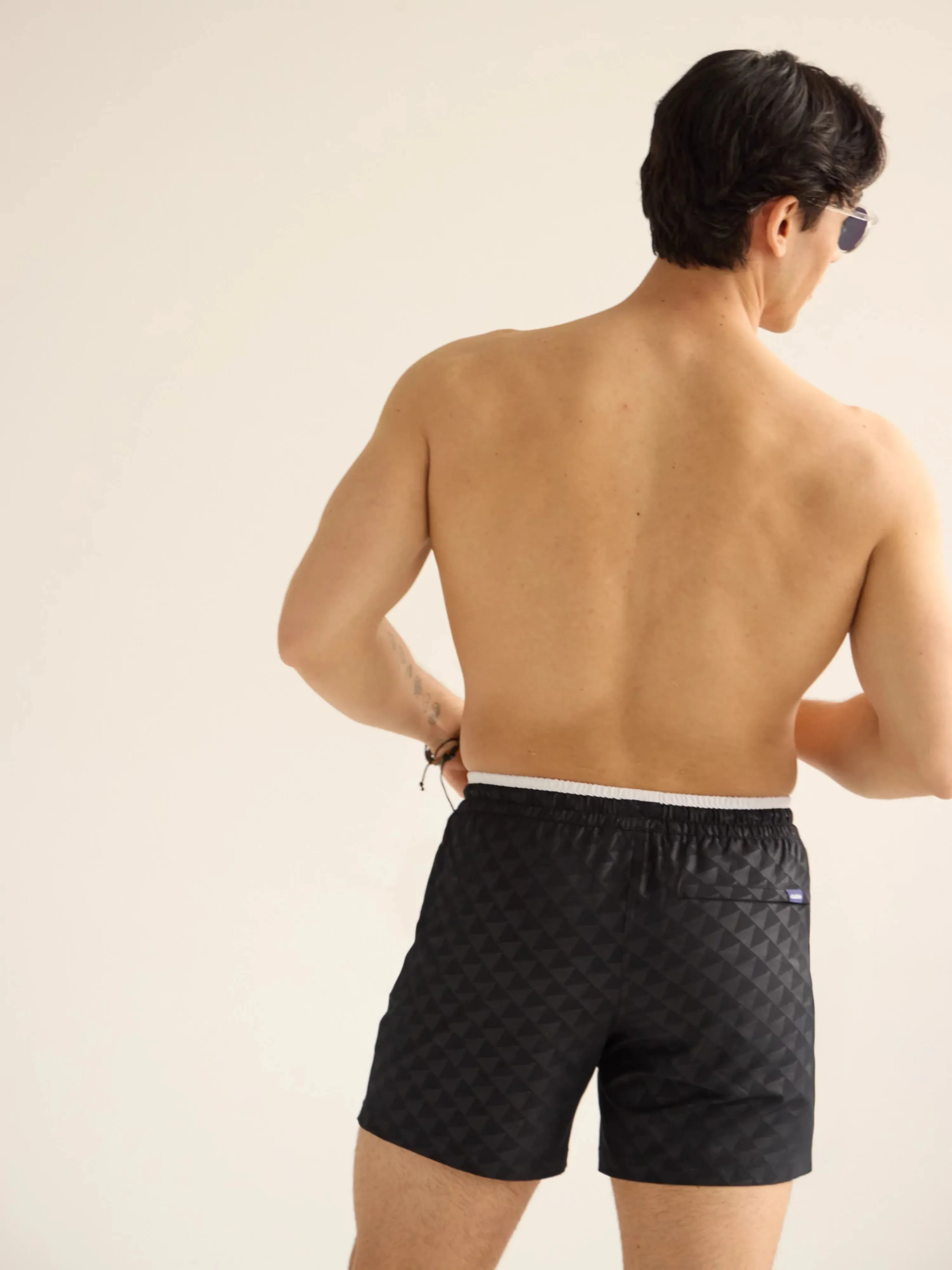The Playing Chess 5.5" (Embossed Classic Swim Trunk)