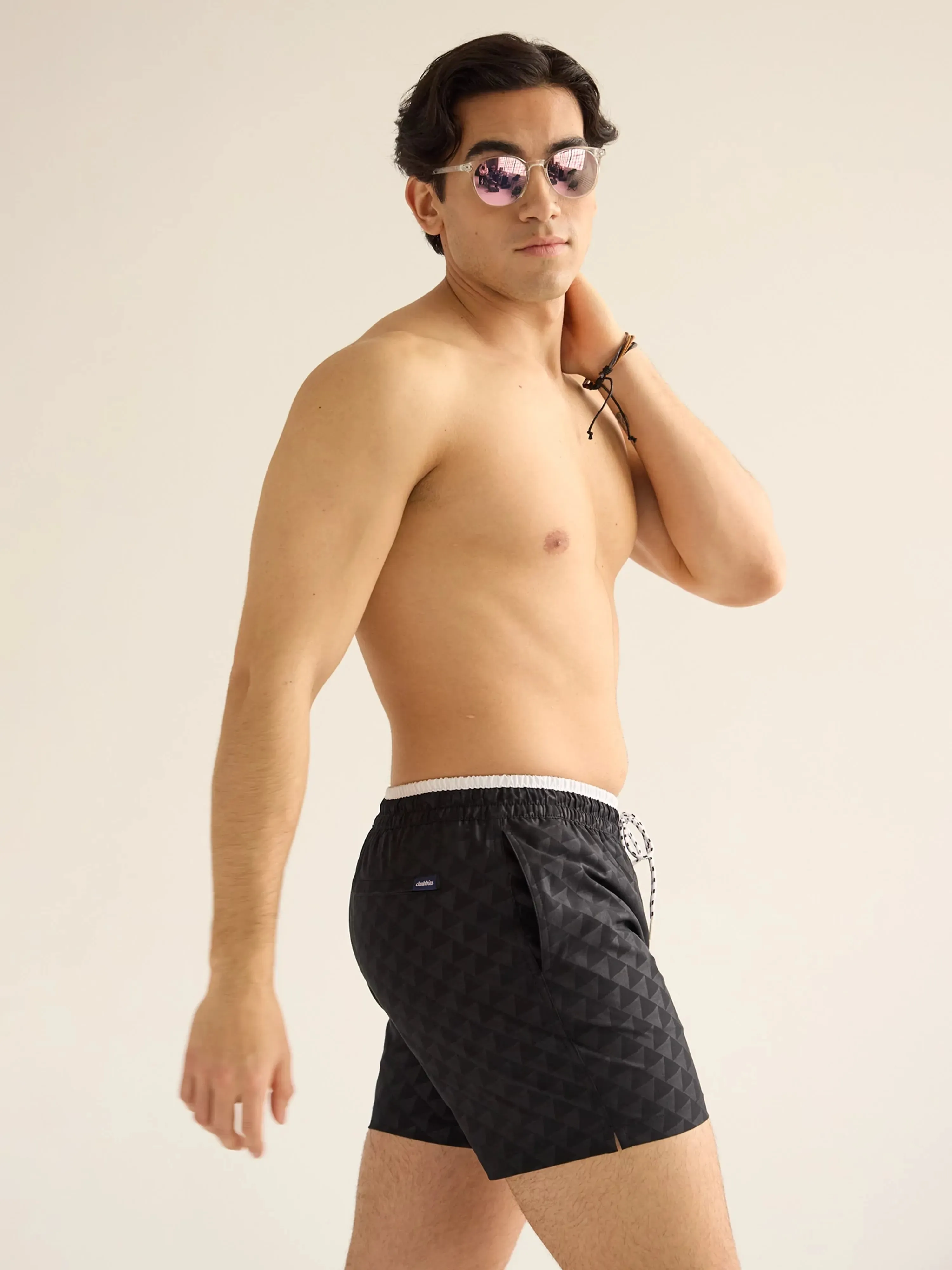The Playing Chess 5.5" (Embossed Classic Swim Trunk)