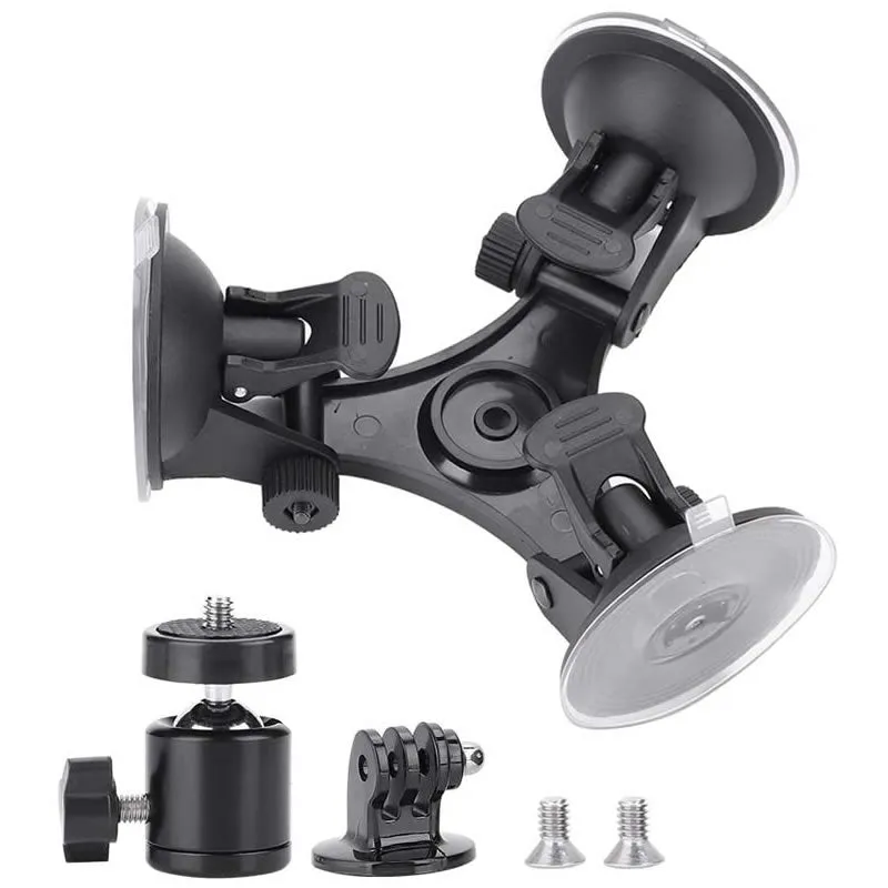 Triangle Action Camera Car Bracket Suction Cup Se091