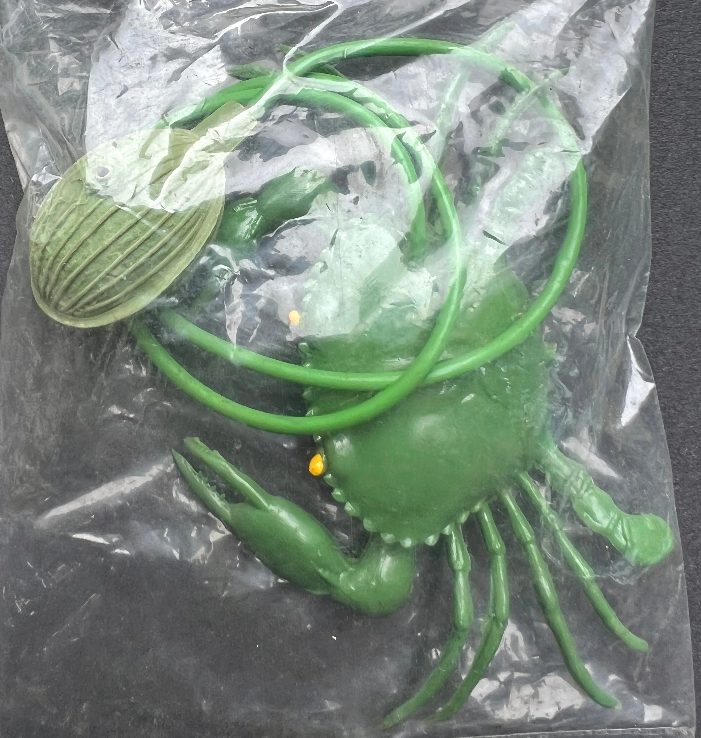 Vintage Jumping Crab Toy - Made in Hong Kong