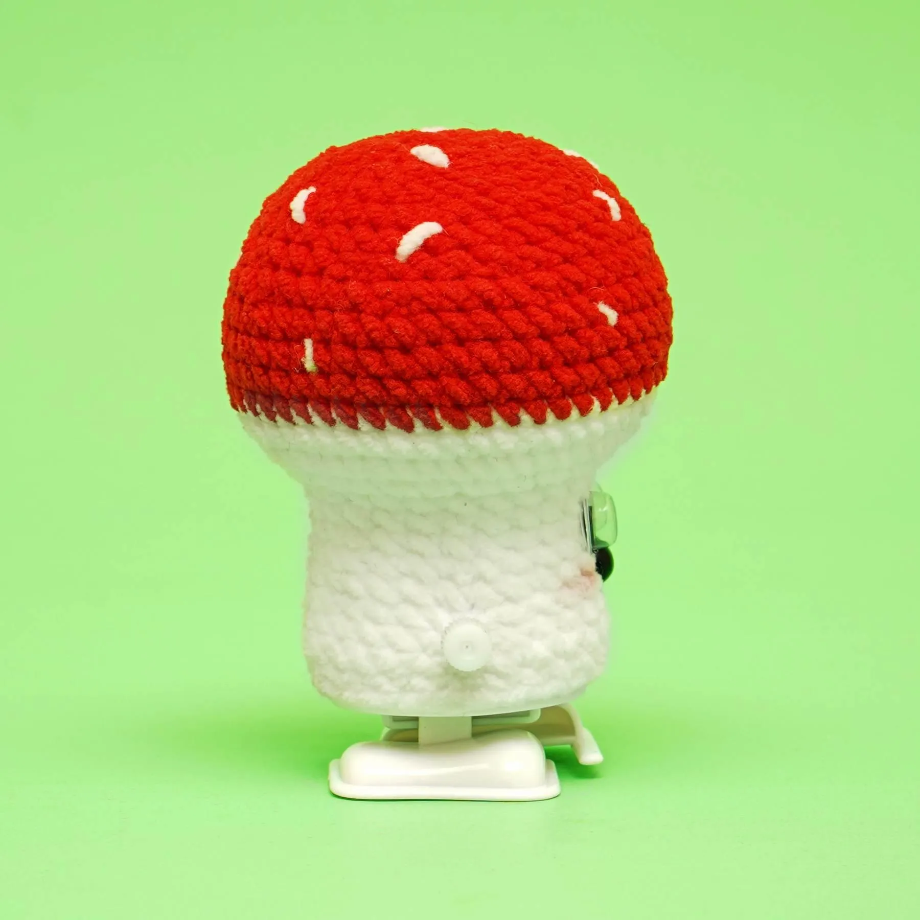 Walking Crafts Knitted Red Mushroom Vegetables Crochet Kit