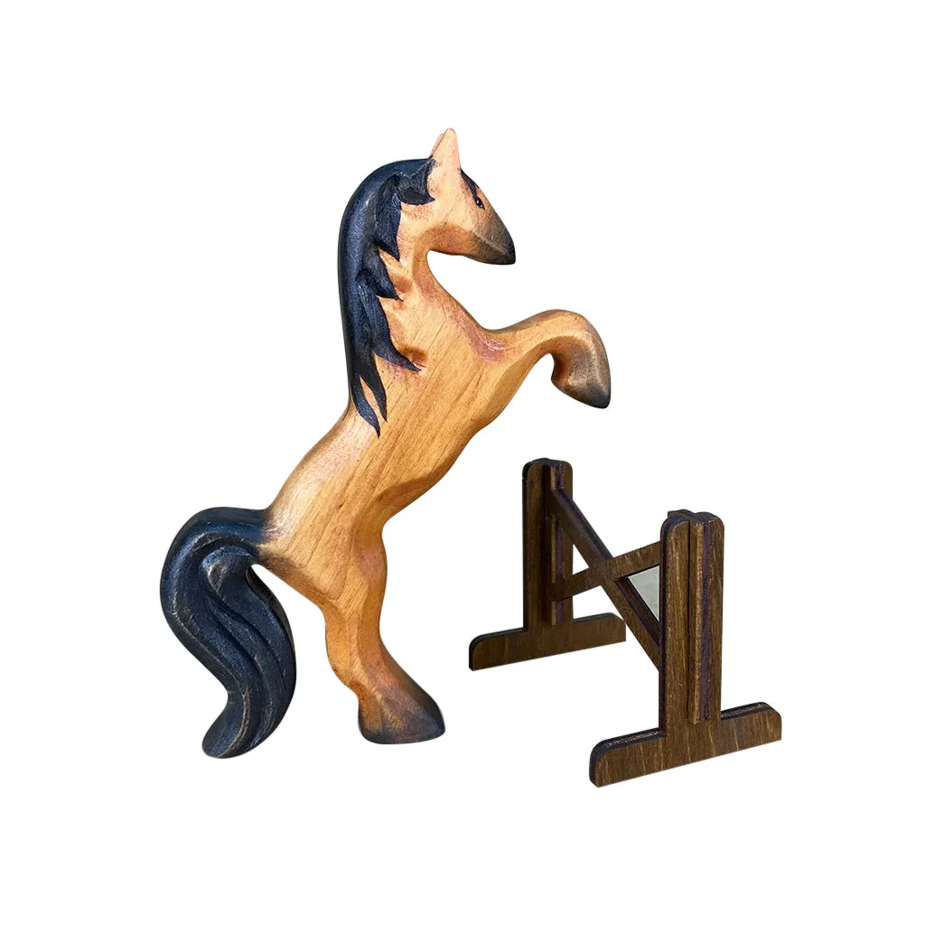 Wooden Horse Jumping